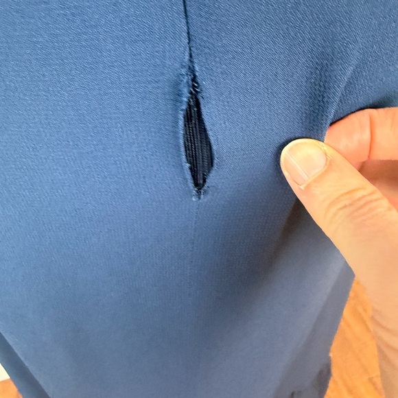 NWT Reformation Butterfly Midi Dress in Navy Blue Size 2 - Picture 9 of 11